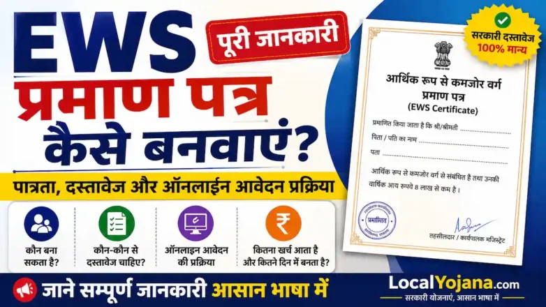 EWS प्रमाण पत्र कैसे बनवाएं पात्रता और ऑनलाइन आवेदन प्रक्रिया