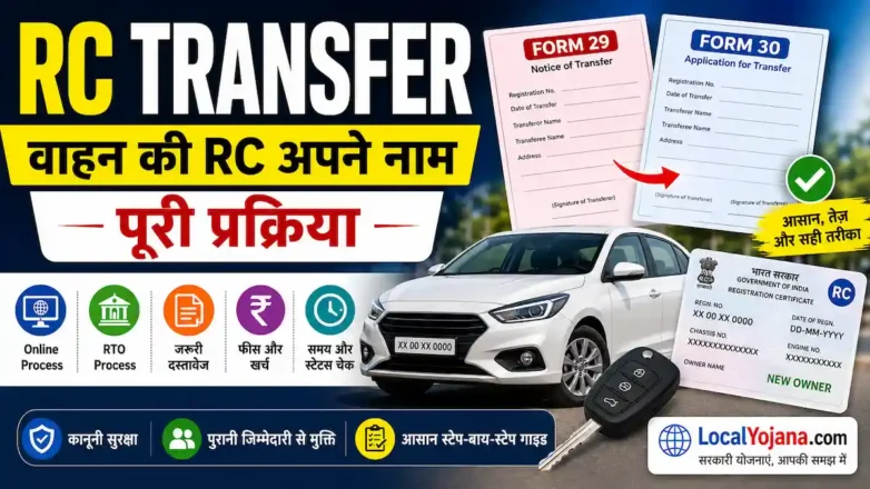 Vehicle RC Transfer कैसे करें ऑनलाइन और ऑफलाइन पूरी प्रक्रिया