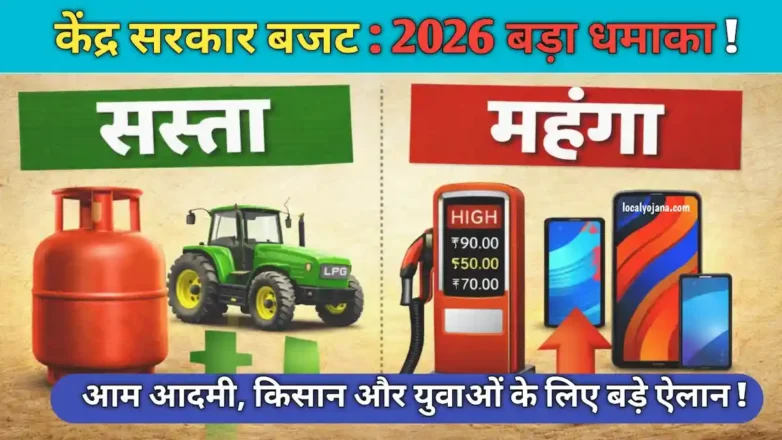 बजट 2026-27 की मुख्य घोषणाएं - टैक्स स्लैब और नई योजनाएं।