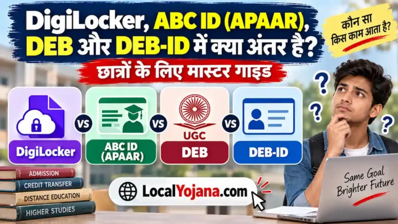 DigiLocker ABC ID DEB ID में अंतर difference students guide