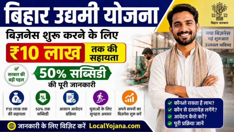 बिहार उद्यमी योजना ऑनलाइन आवेदन