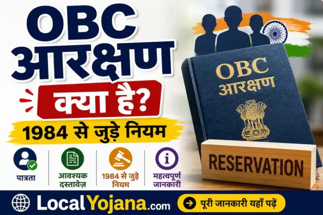 सरकारी नौकरियों और शिक्षा में OBC आरक्षण और प्रमाण पत्र आवेदन प्रक्रिया
