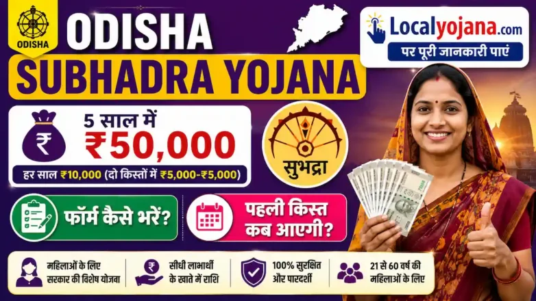 Odisha Subhadra Yojana के तहत महिलाओं को ₹50,000 सहायता, आवेदन प्रक्रिया, पात्रता और पहली किस्त की जानकारी