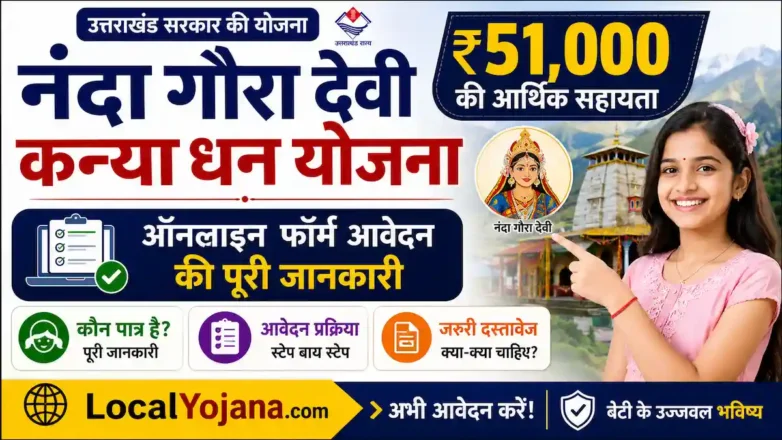 Uttarakhand Nanda Gaura Devi Kanya Dhan Yojana के तहत ₹51,000 आर्थिक सहायता, पात्रता और आवेदन प्रक्रिया