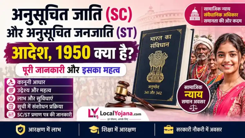 अनुसूचित जाति (SC) और अनुसूचित जनजाति (ST) आदेश 1950 की पूरी जानकारी, संवैधानिक अधिकार, आरक्षण और लाभ