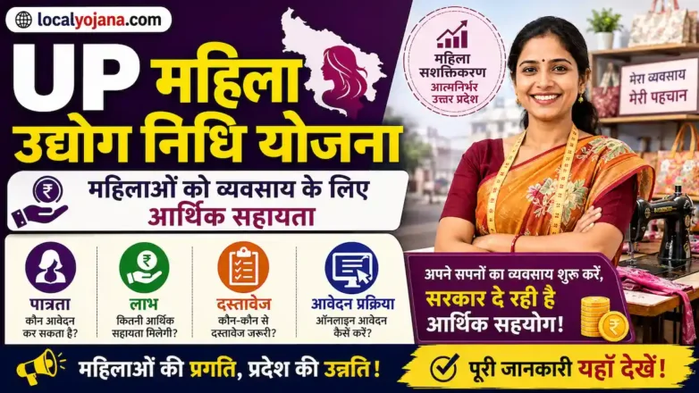 UP Mahila Udyam Nidhi Yojana महिलाओं के व्यवसाय के लिए लोन और आर्थिक सहायता