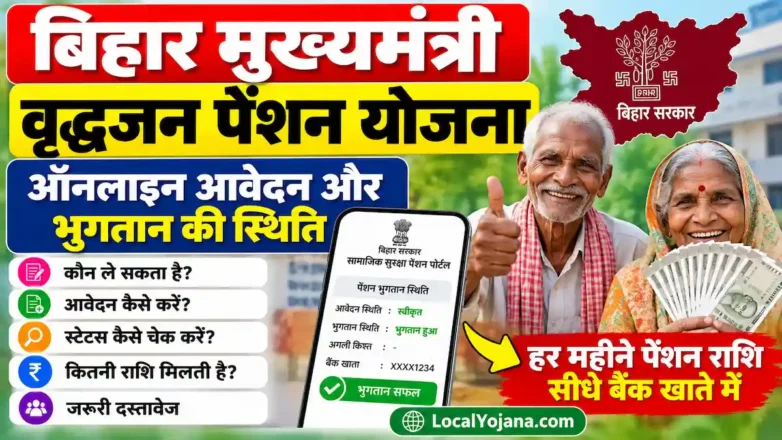 Bihar Mukhyamantri Vridhjan Pension Yojana 2026 online apply status check and e-KYC guide