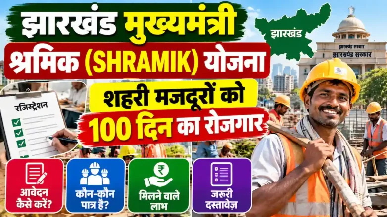 harkhand Mukhyamantri Shramik Yojana शहरी जॉब कार्ड और रोजगार मांग प्रक्रिया