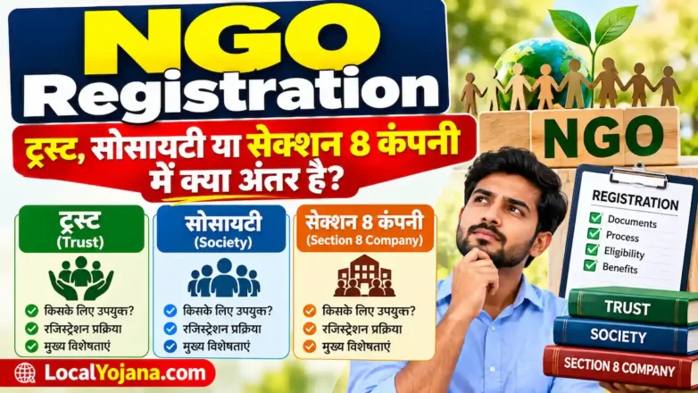 NGO Registration in India Trust Society Section 8 Company Process
